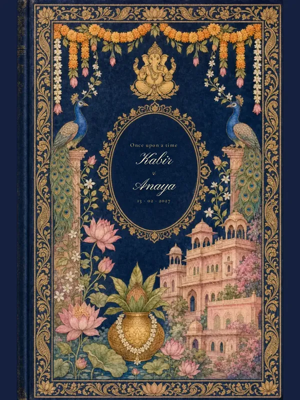 Fairy Tale wedding invitation design preview