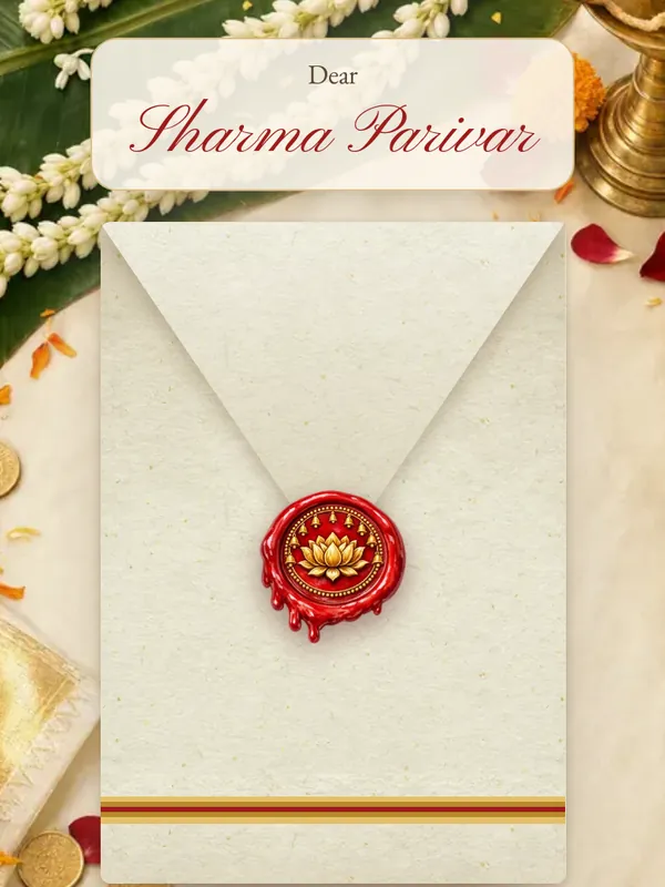 Mangalyam wedding invitation design preview