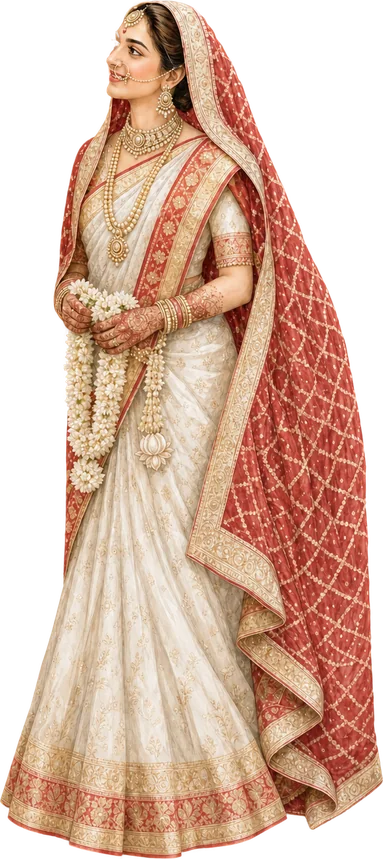 Illustration of the bride